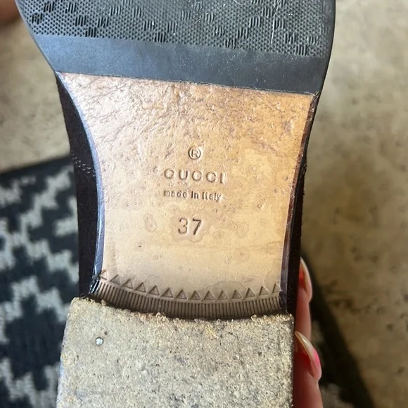 Gucci horsebit low ankle boots